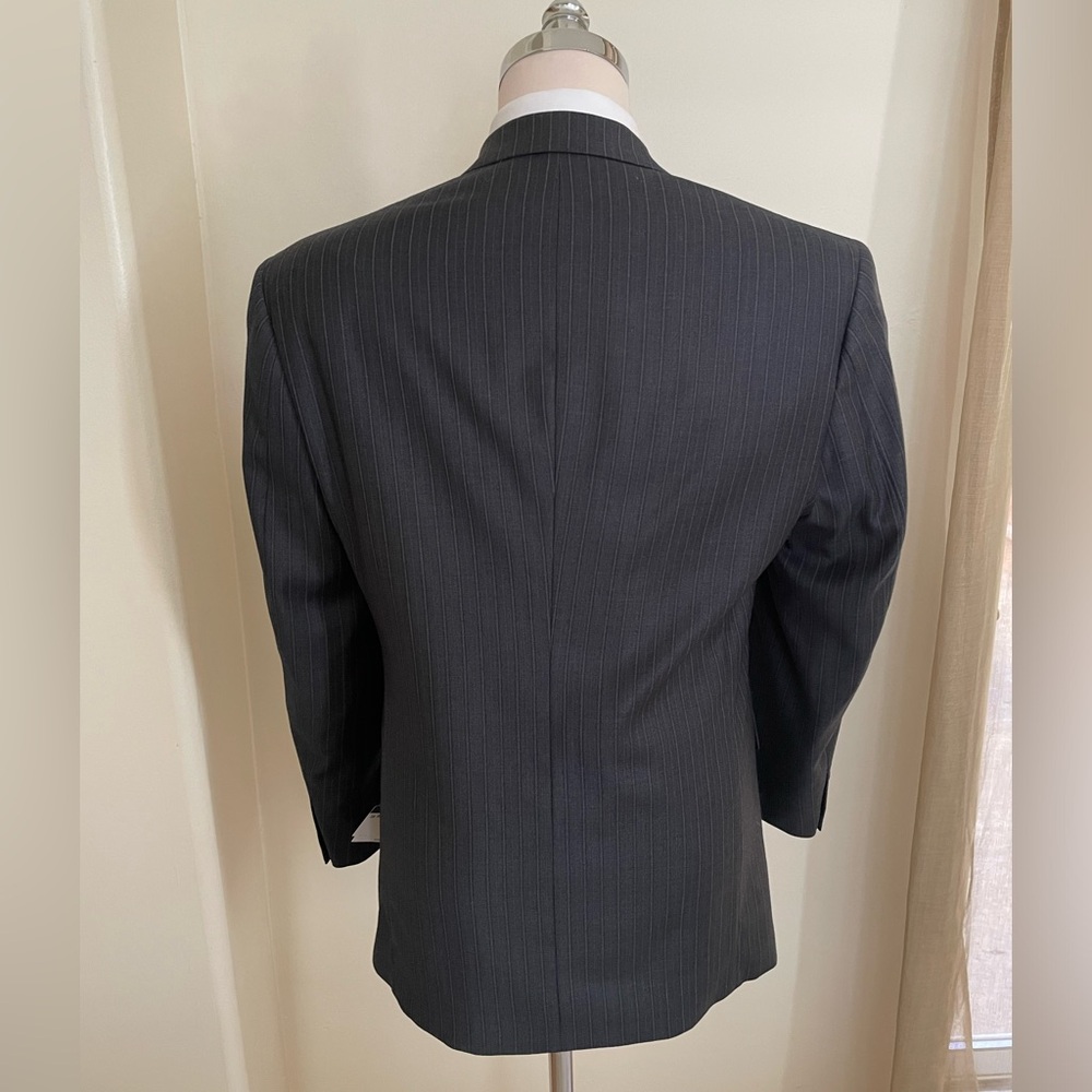 Arrow Subtle Pinstripe Single Breasted Suit in Charcoal Gray Size 38 NWT $240‎ - Picture 5 of 14